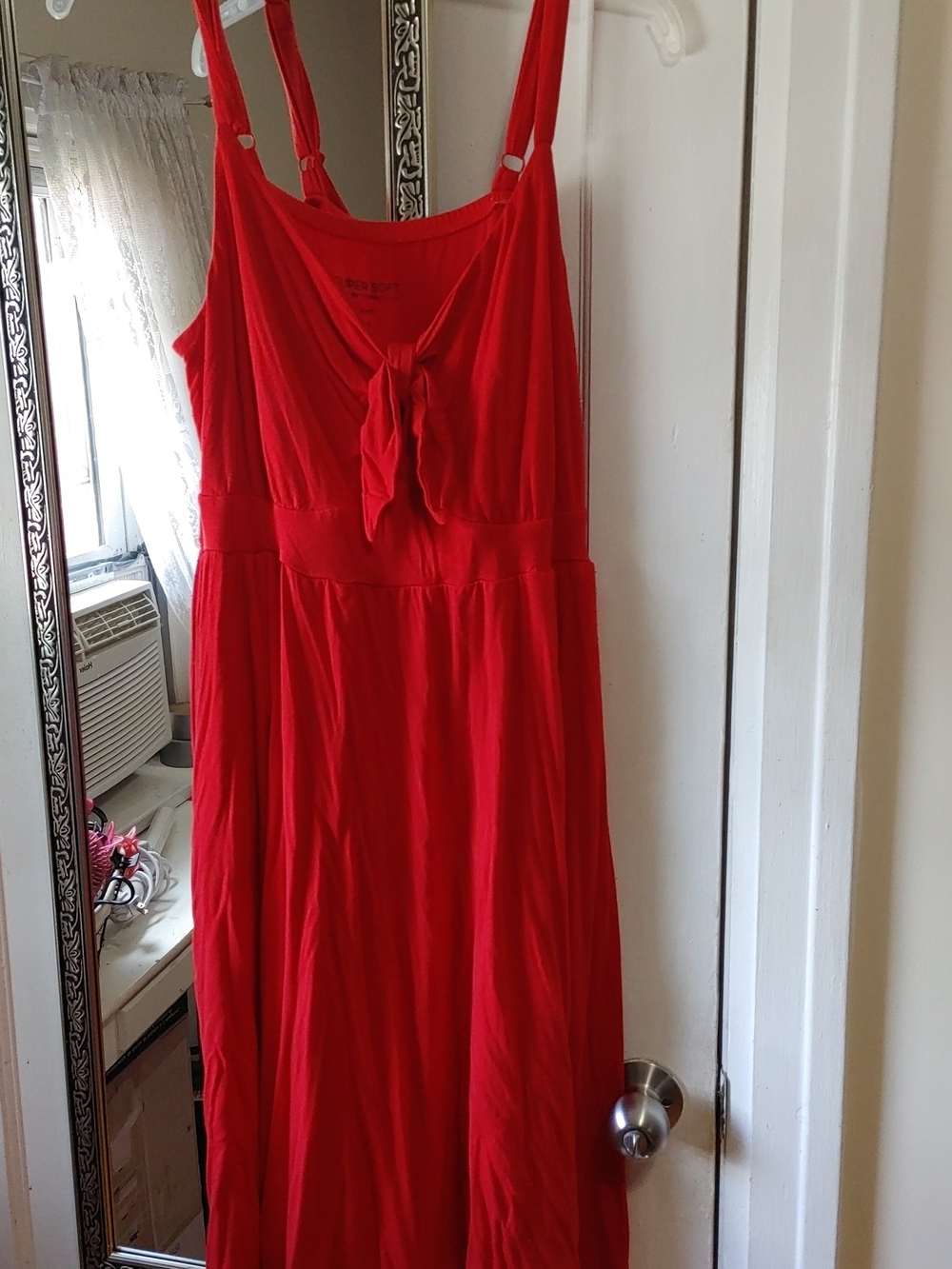 torrid Red Tie-Front Maxi Dress